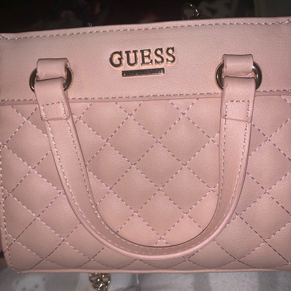 Pink Guess Mini Crossbody Purse - Picture 14 of 14